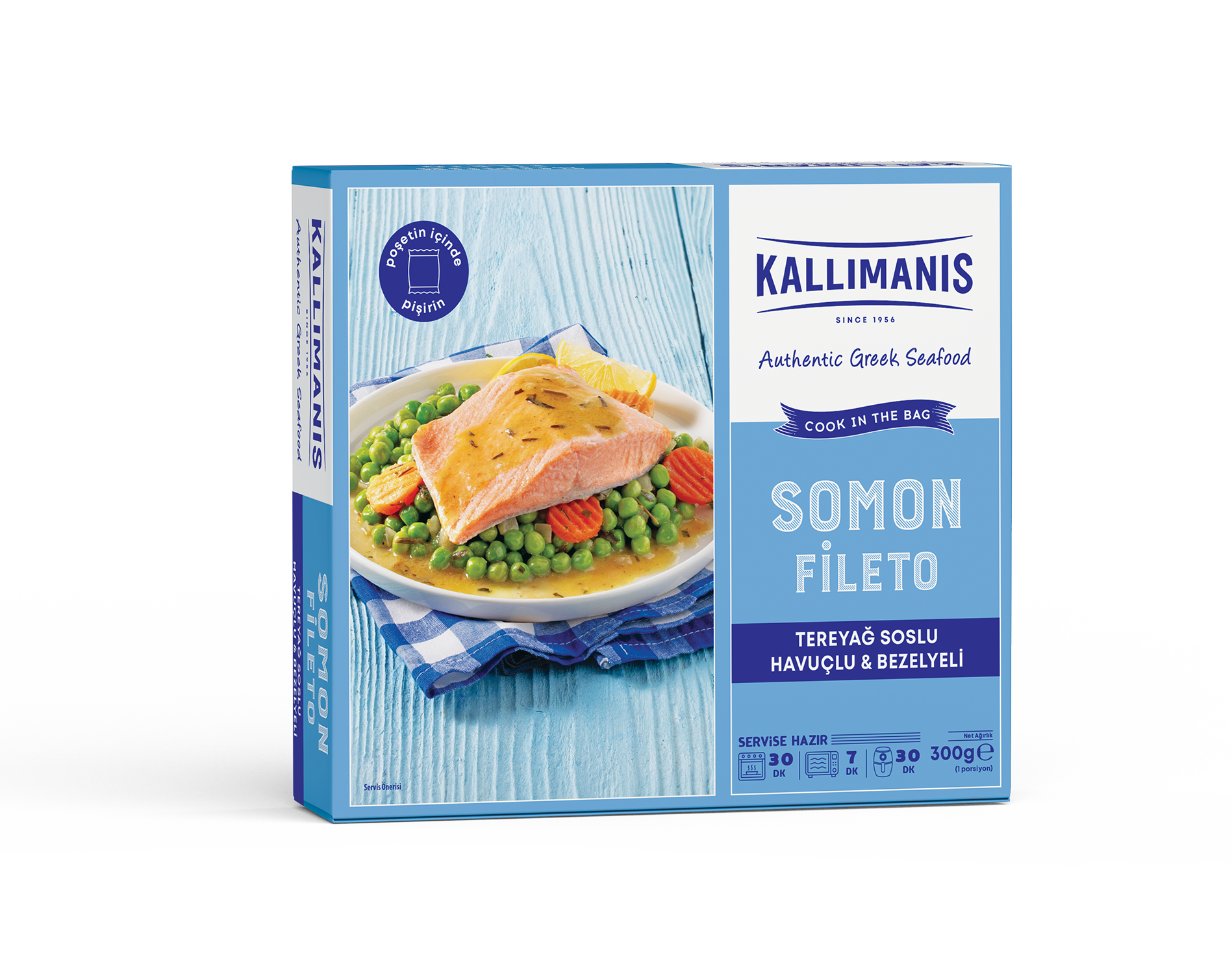 Kallimanis Cook In The Bag Somon Fileto - Tereya� Soslu, Havu�lu ve Bezelyeli