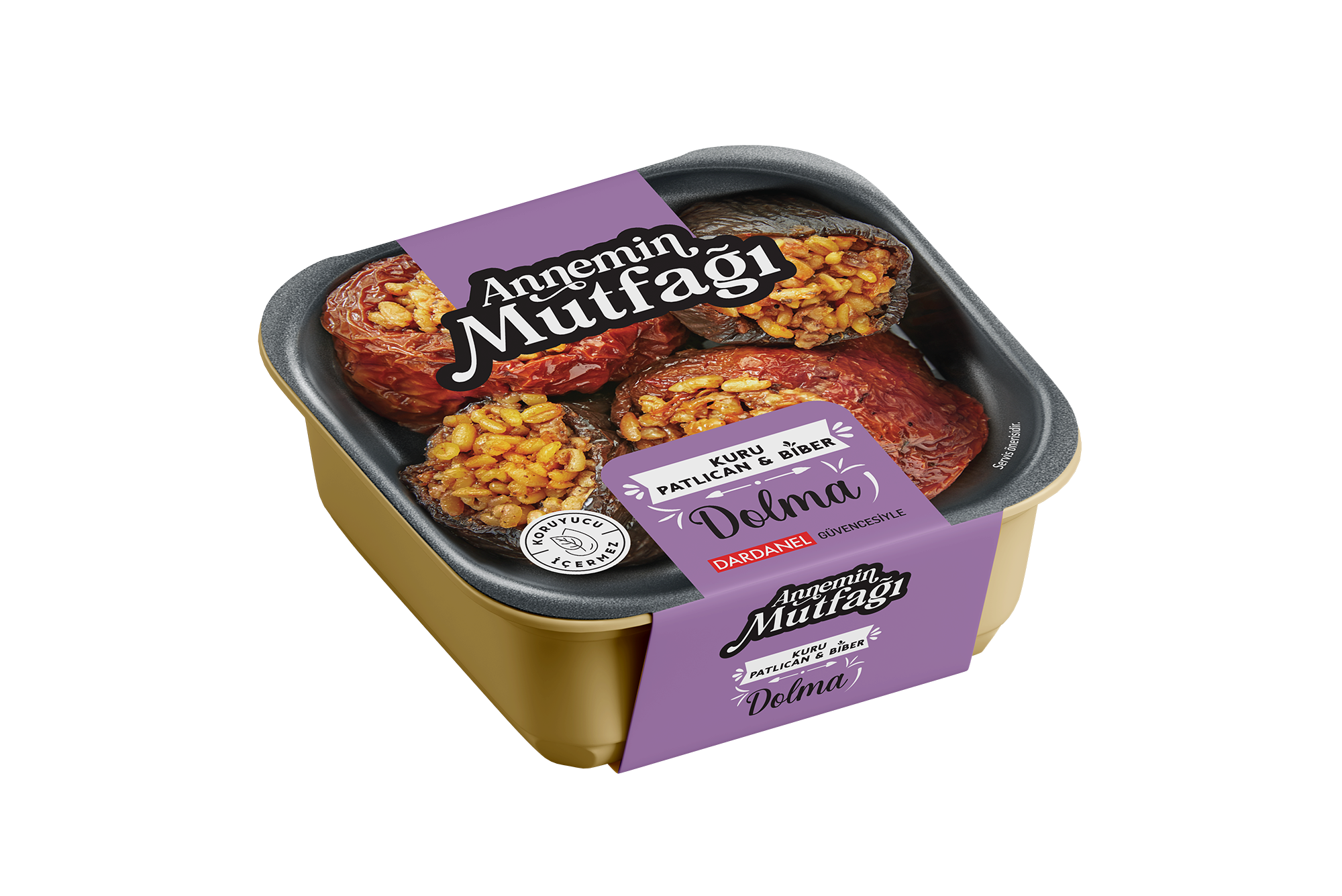 Annemin Mutfa Kuru Patlcan & Biber Dolma