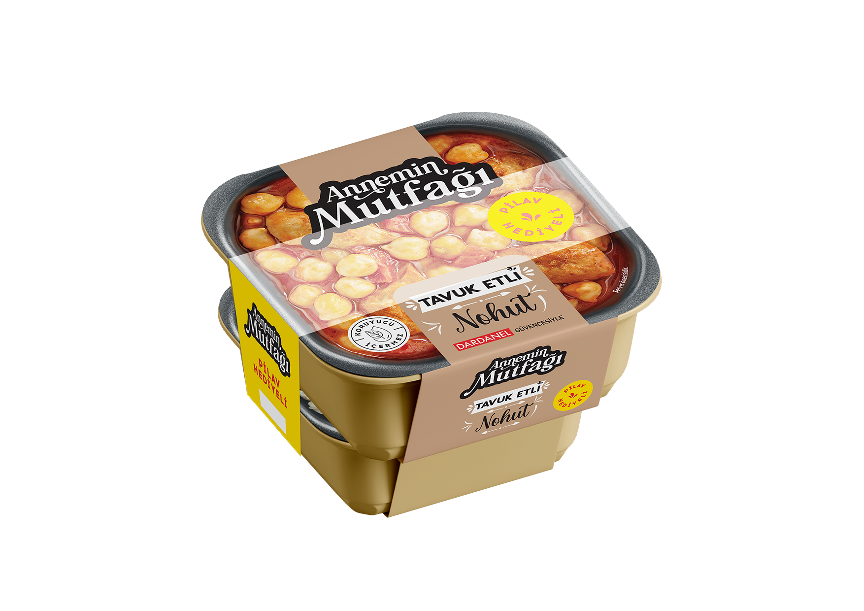 Annemin Mutfa Tavuk Etli Nohut - Arpa ehriyeli Pirin Pilav