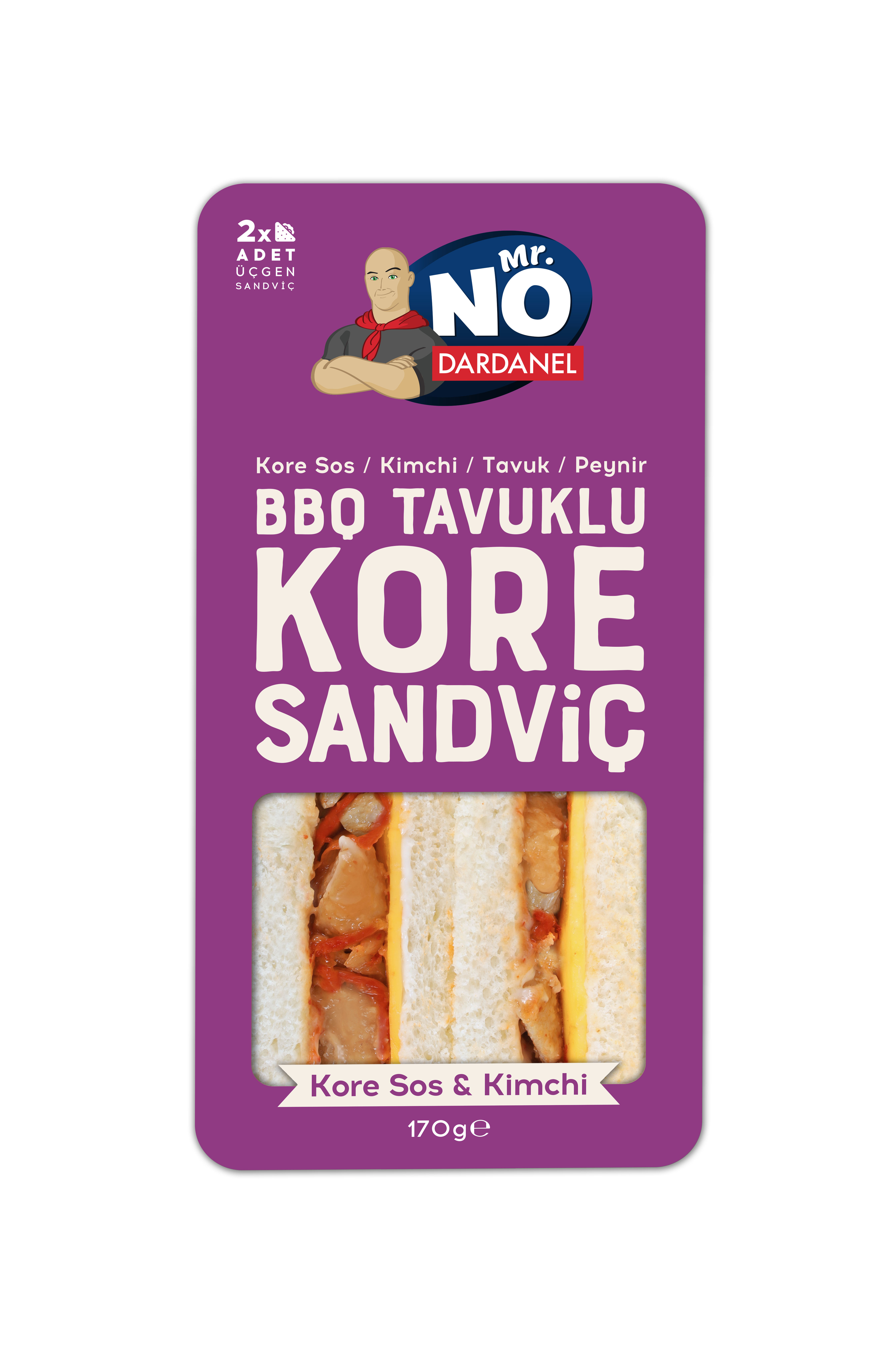Kore Soslu Kimchili Sandvi