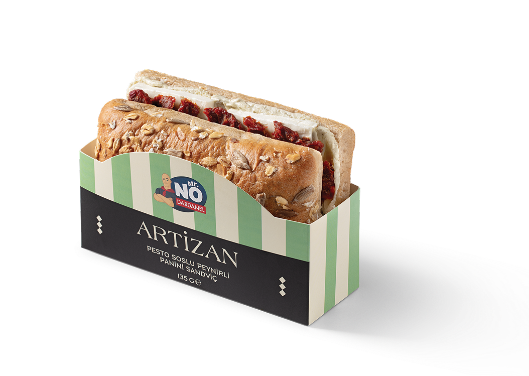 Artizan Pesto Soslu Peynirli Sandvi