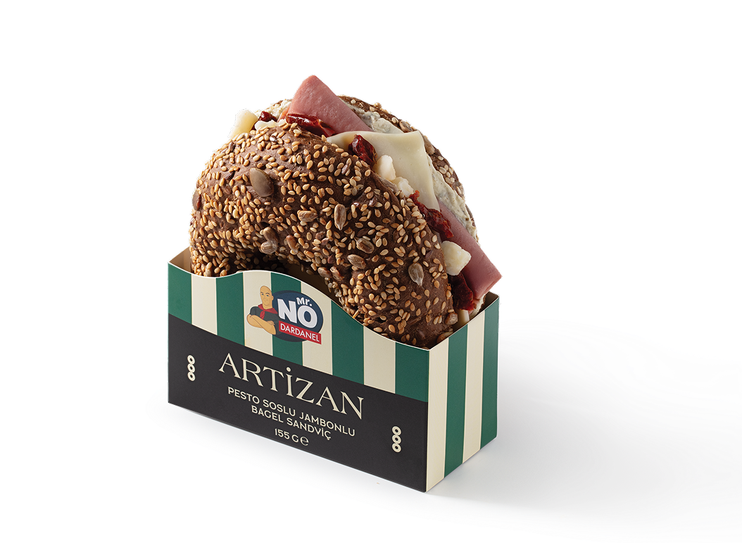 Artizan Jambon Pestolu Bagel