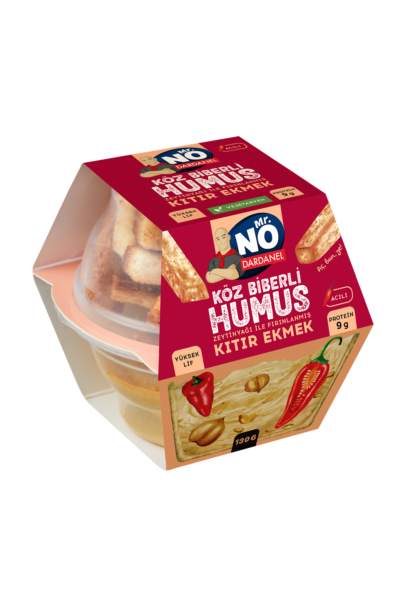 Kz Biberli Humus & Ktr Ekmek